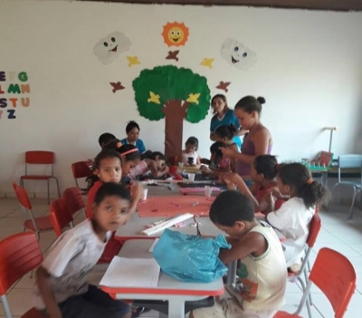 Nessa Terça-feira dia 19 de Setembro de 2017 ocorreu O Serviço de Convivência e Fortalecimento de Vínculo - SCFV com as Crianças / Adolescentes na Comunidade da Vila Recreio