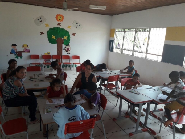 No dia 20 de Março de 2018 ocorreu o Serviço de Convivência e Fortalecimento de Vínculo – SCFV com as Crianças da Vila Recreio